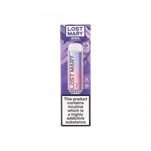 Lost-Mary-QM600-Disposable-Vape-blue-razz-cherry